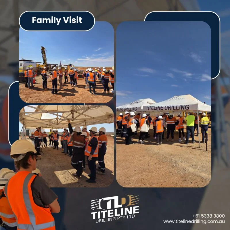 Image of out team at a BHP site enjoying Family Visits