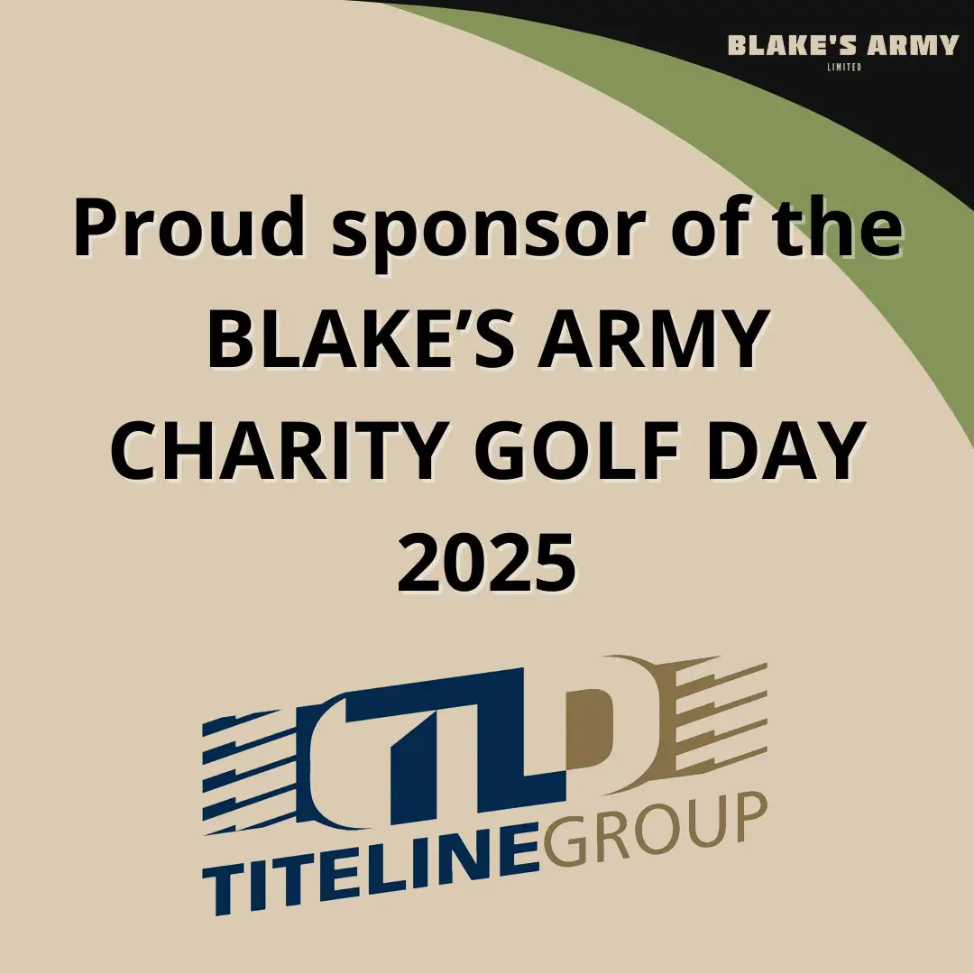 Proudly sponsoring Blake's Army Charity Golf Day 2025