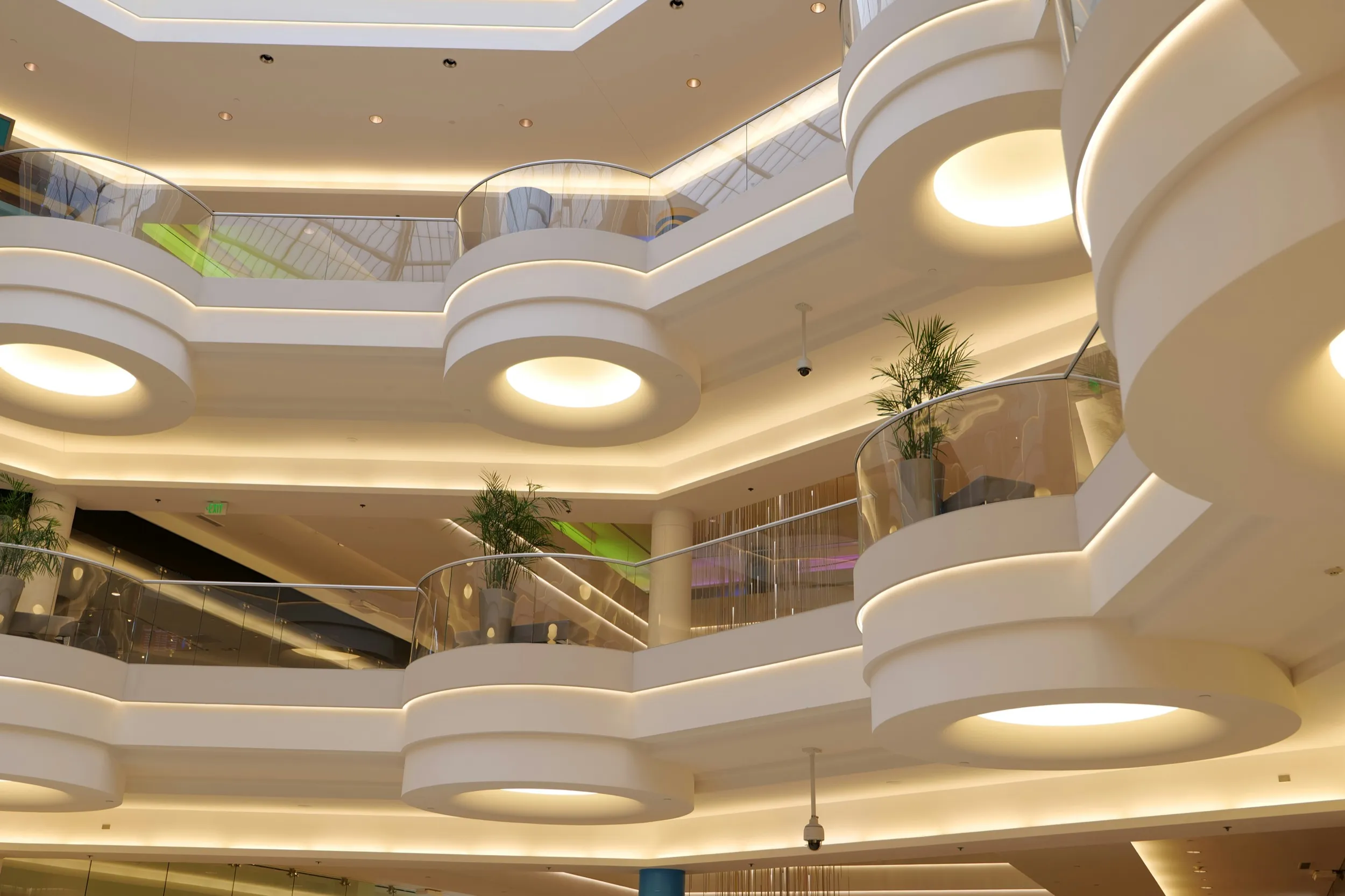 shopping centre interior