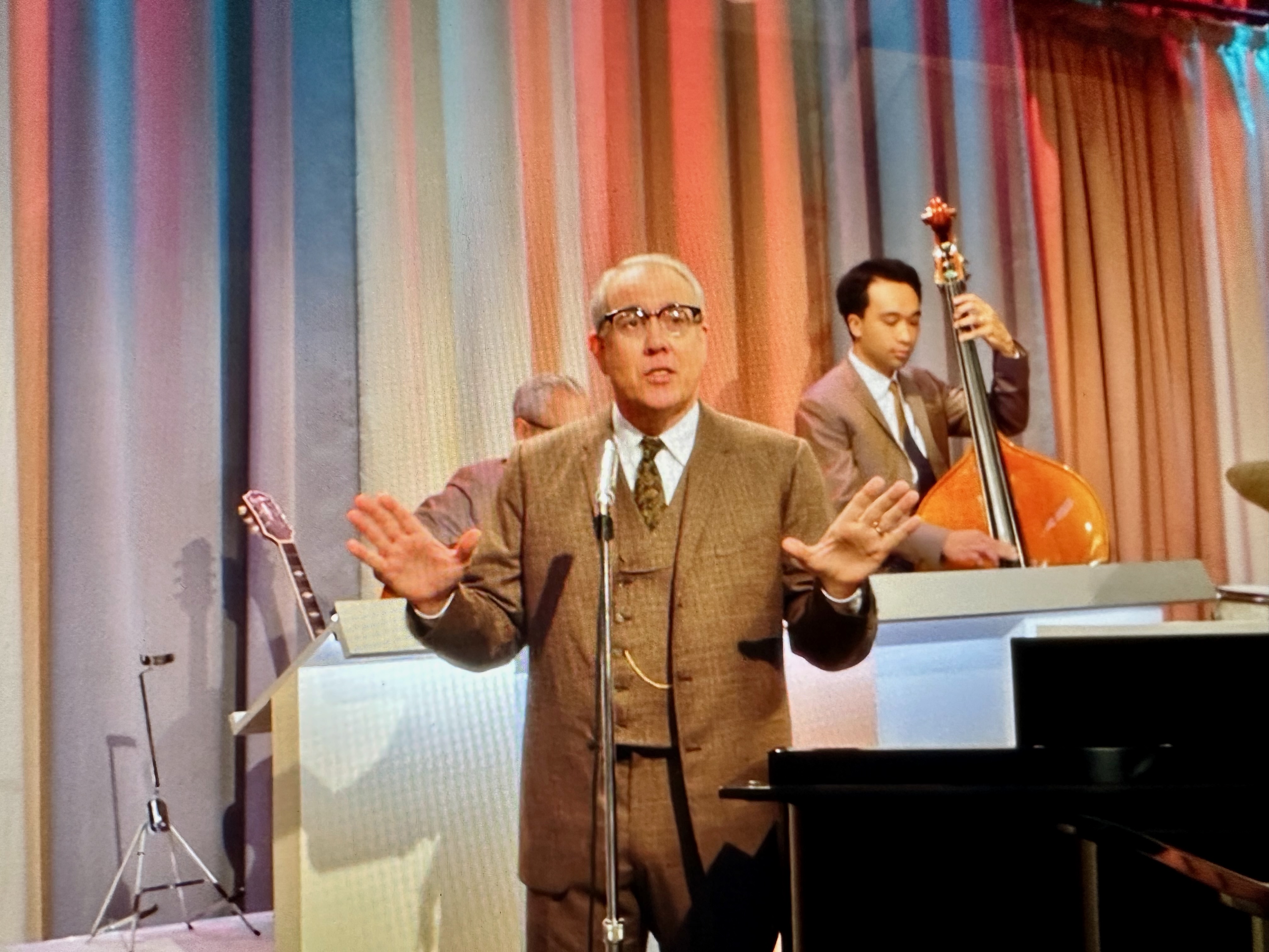 "Ladies and Gentlemen, it's…" As the bandleader and announcer for "The Gordon Ford Show" on Season 5 of The Marvelous Mrs. Maisel, I got to use my mid-century, mid-Atlantic, fake-TV-announcer voice without irony. Well, maybe a little irony.