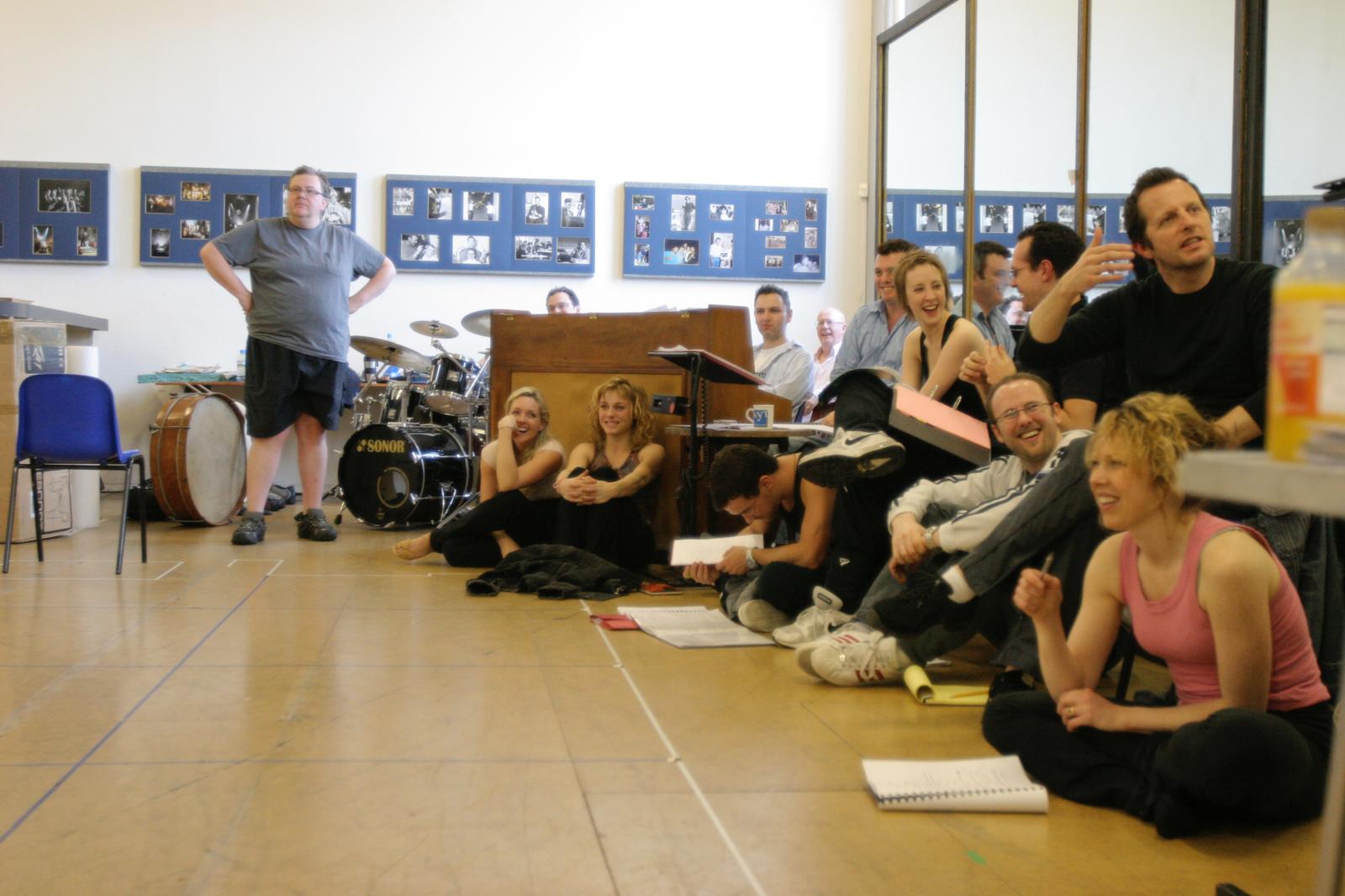 GUYS AND DOLLS in rehearsal in London
