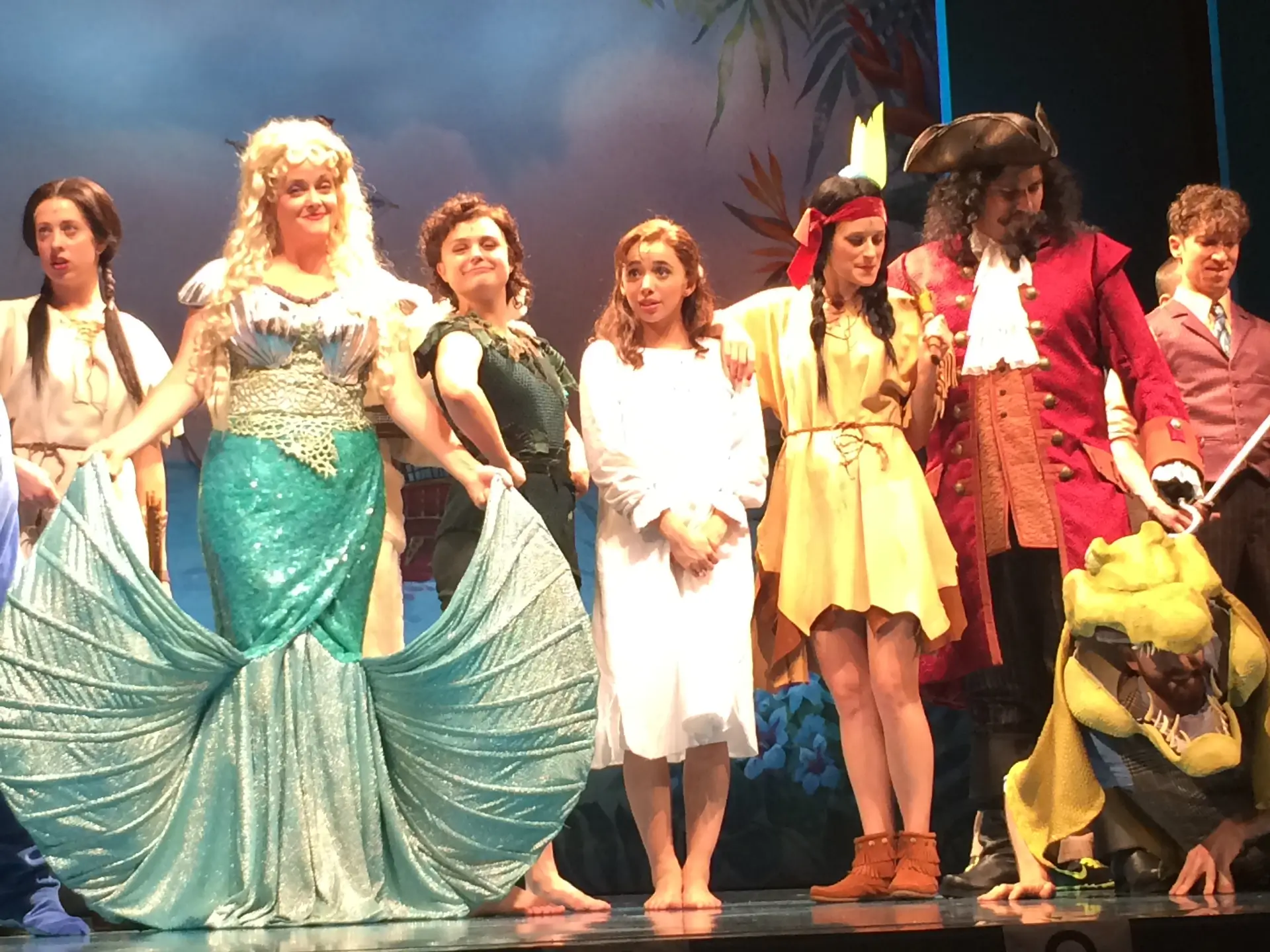 Teching the bows at the ART's FINDING NEVERLAND