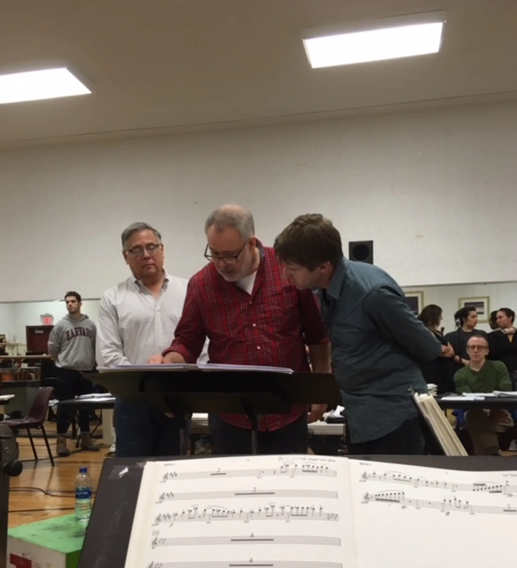 Rehearsing new material for the RADIO CITY CHRISTMAS SPECTACULAR