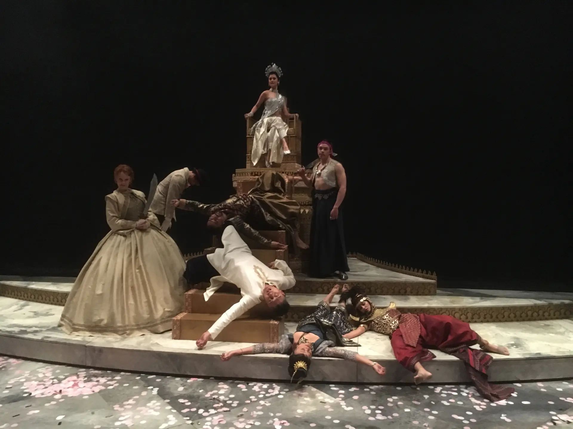 Backstage fun at THE KING AND I at Chicago Lyric Opera