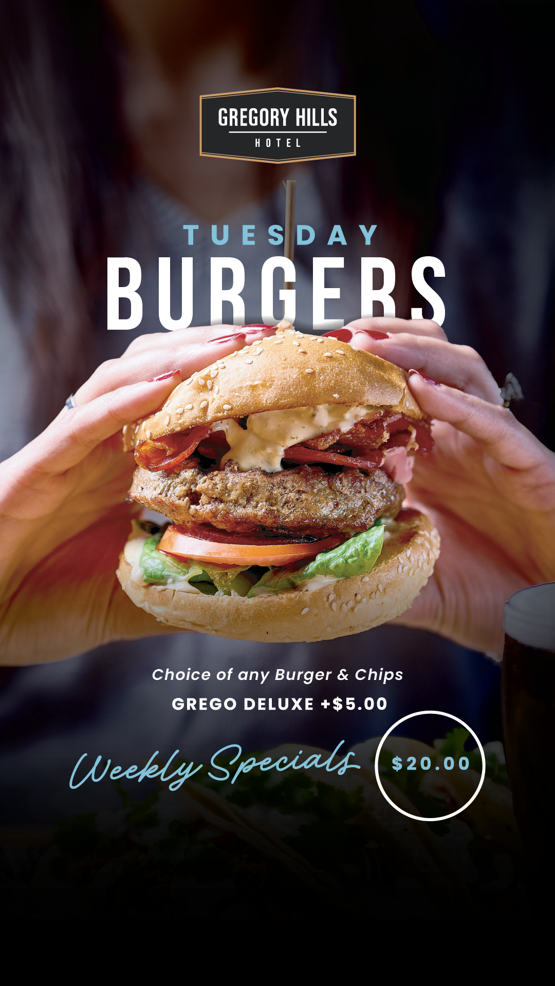 $20 BURGERS
