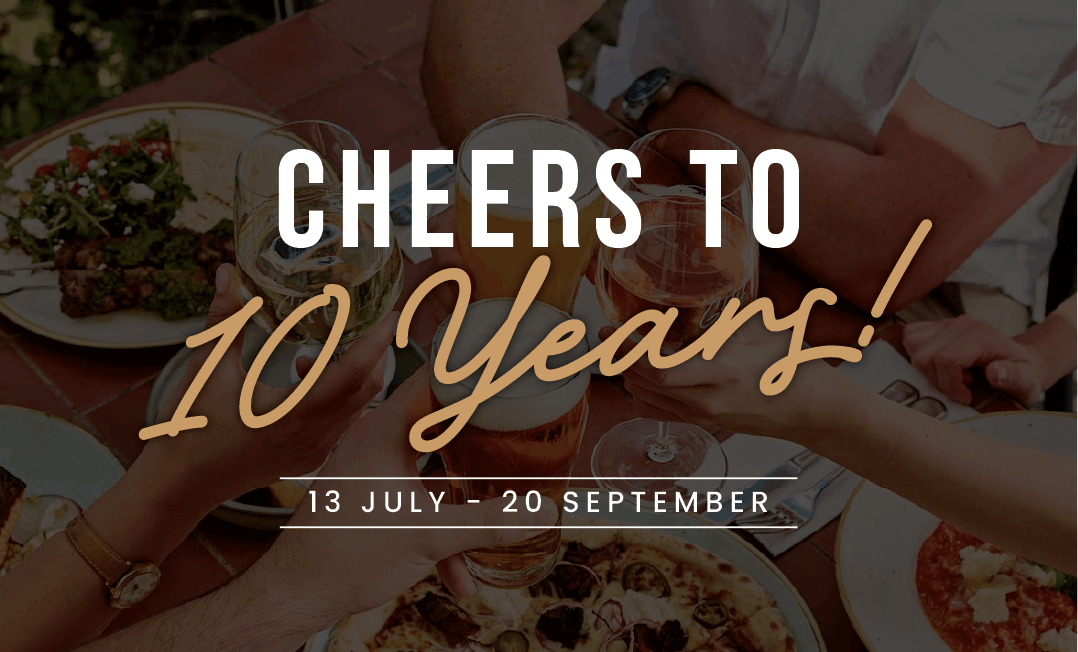 CHEERS TO 10 YEARS!