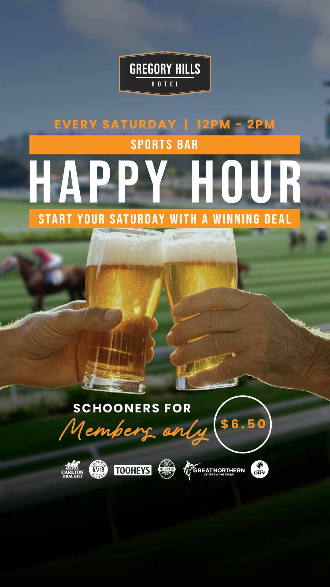 SATURDAY HAPPY HOUR