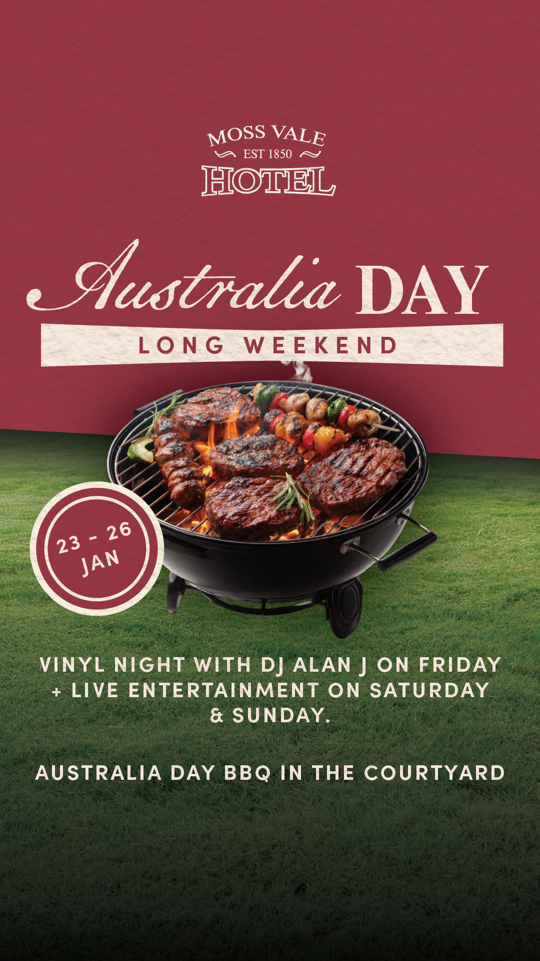 Australia Day Long Weekend