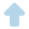 Light blue upward-pointing arrow icon.