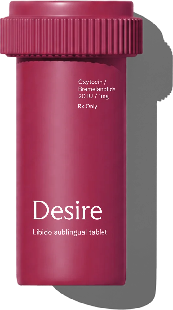Desire libido sublingual tablet bottle