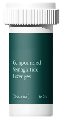 Compounded Semaglutide Lozenges bottle