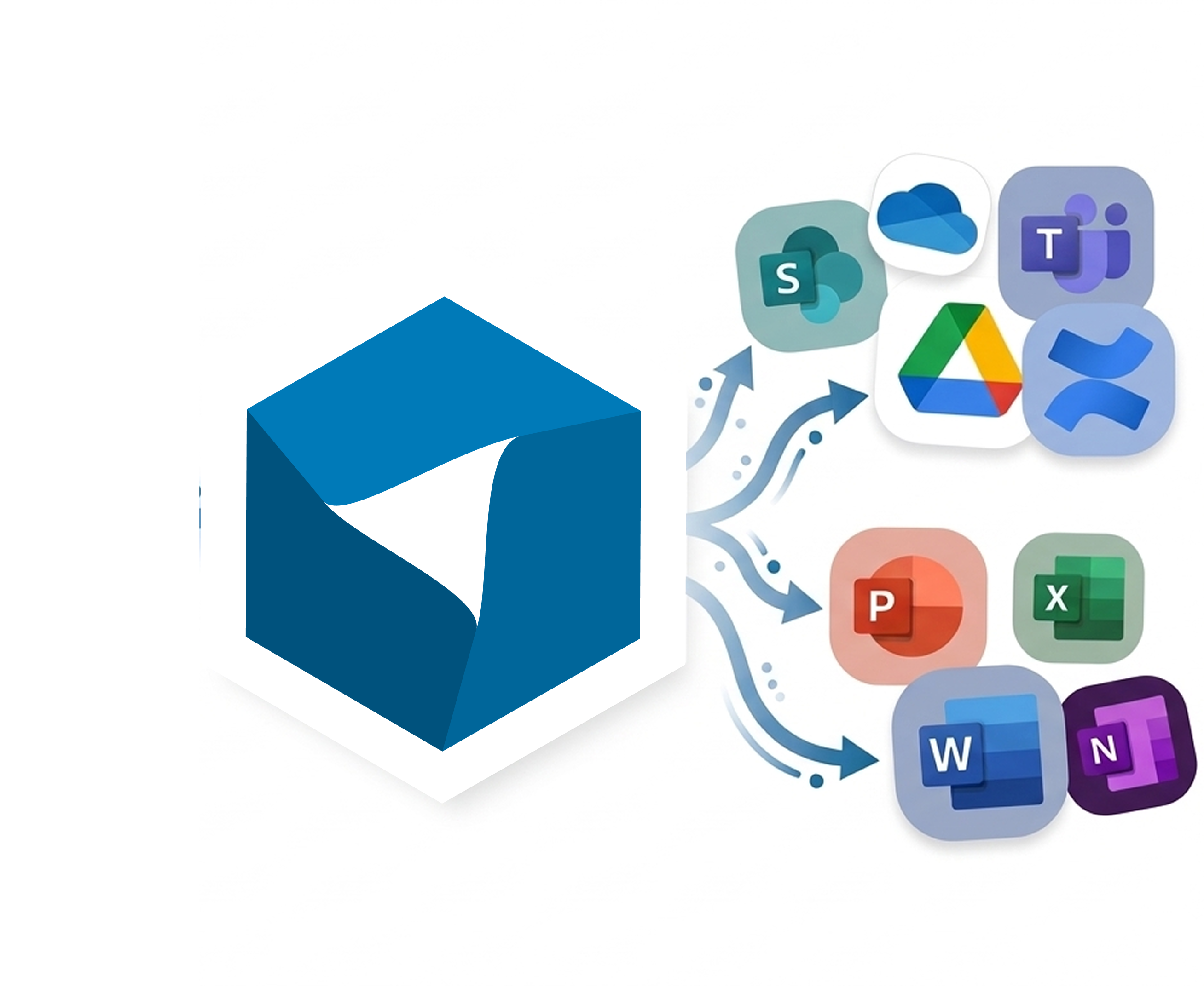 Export aus Credular in SharePoint, Teams, Office, Google Drive und weitere Systeme