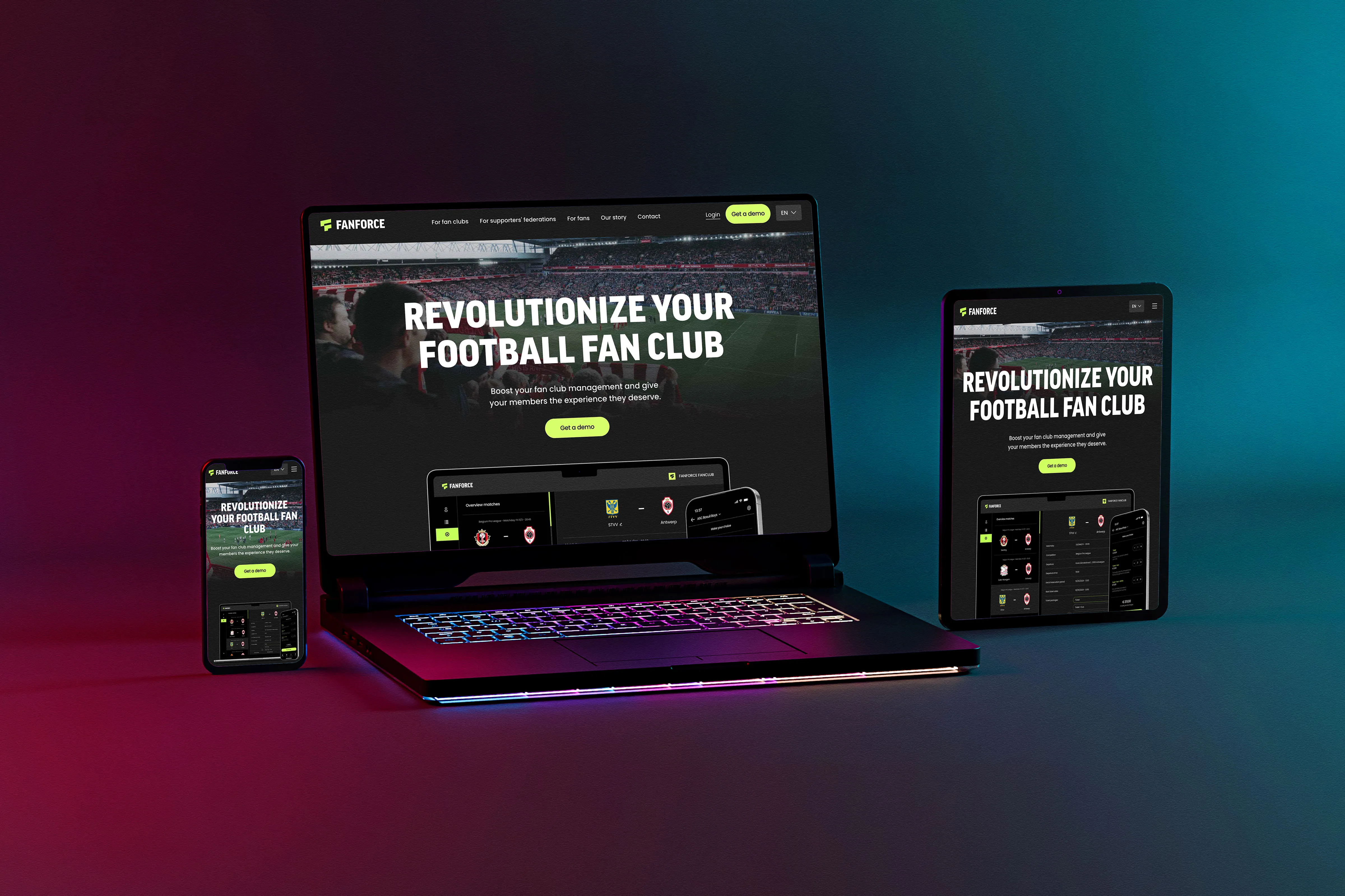 Website mockup images