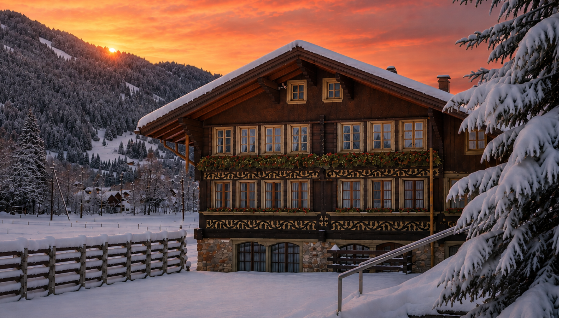 Ferme Saint Amour à Gstaad, restaurant montagnard