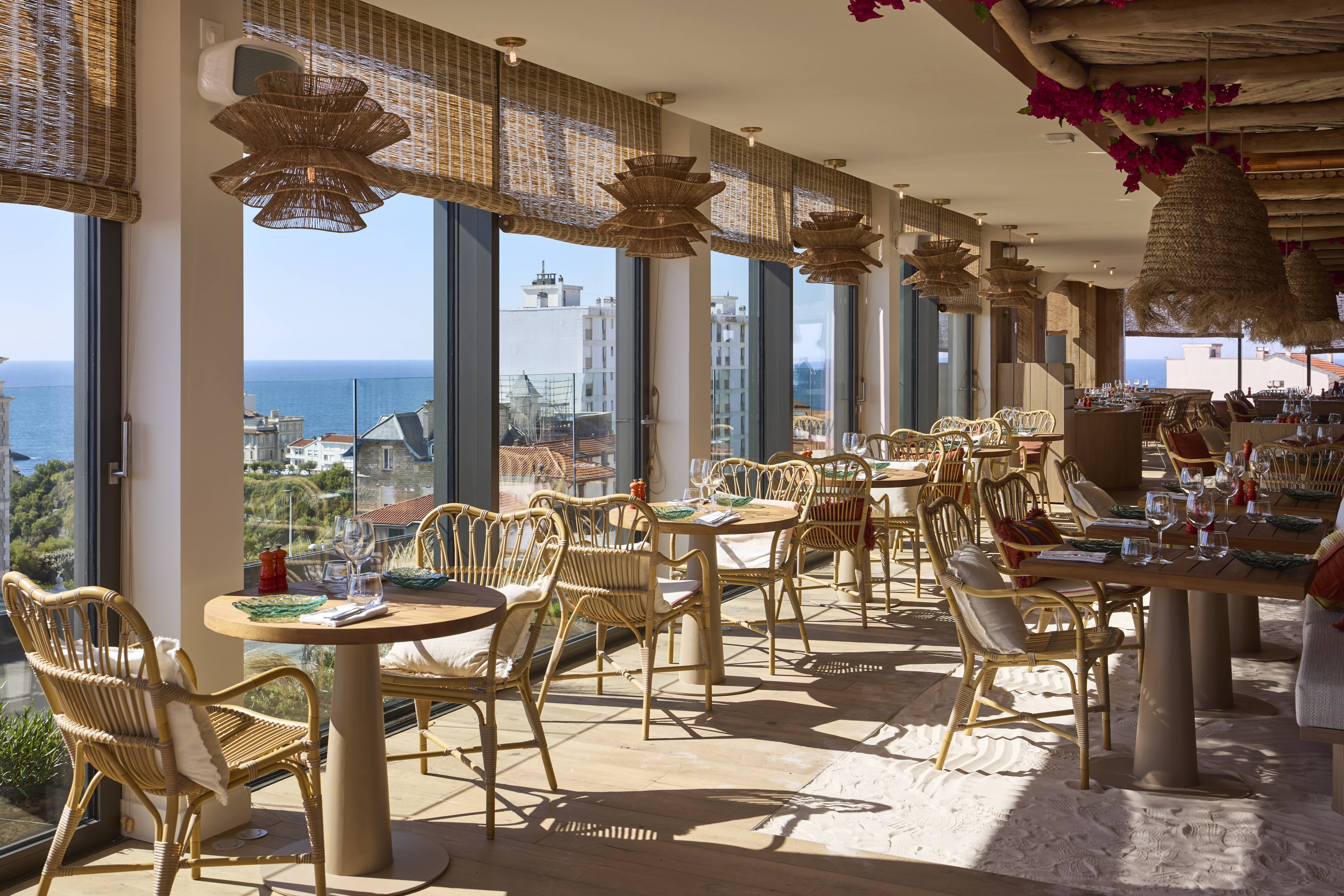 Salle de restauration La Petite Plage Biarritz