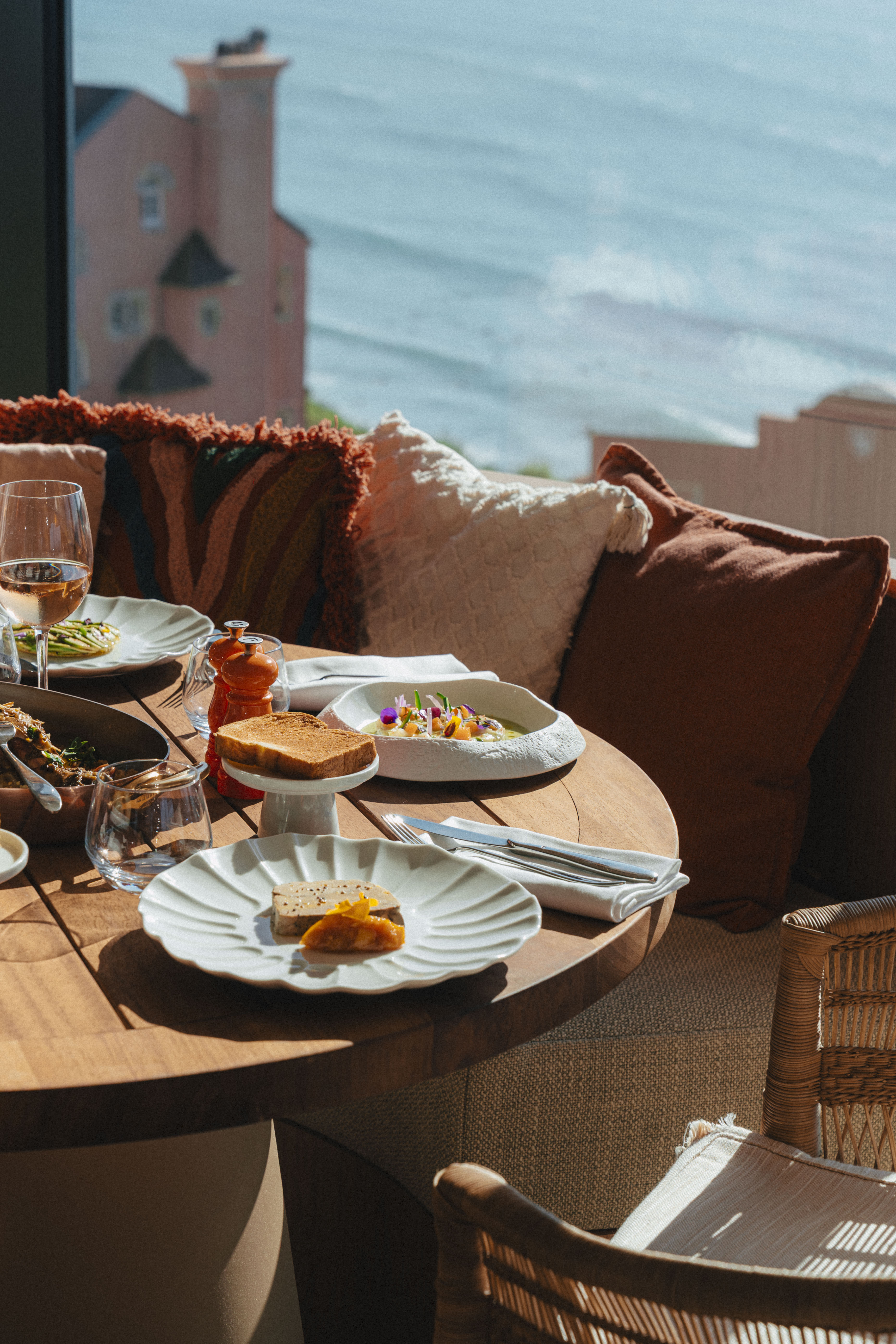 Présentation assiette La Petite Plage Biarritz