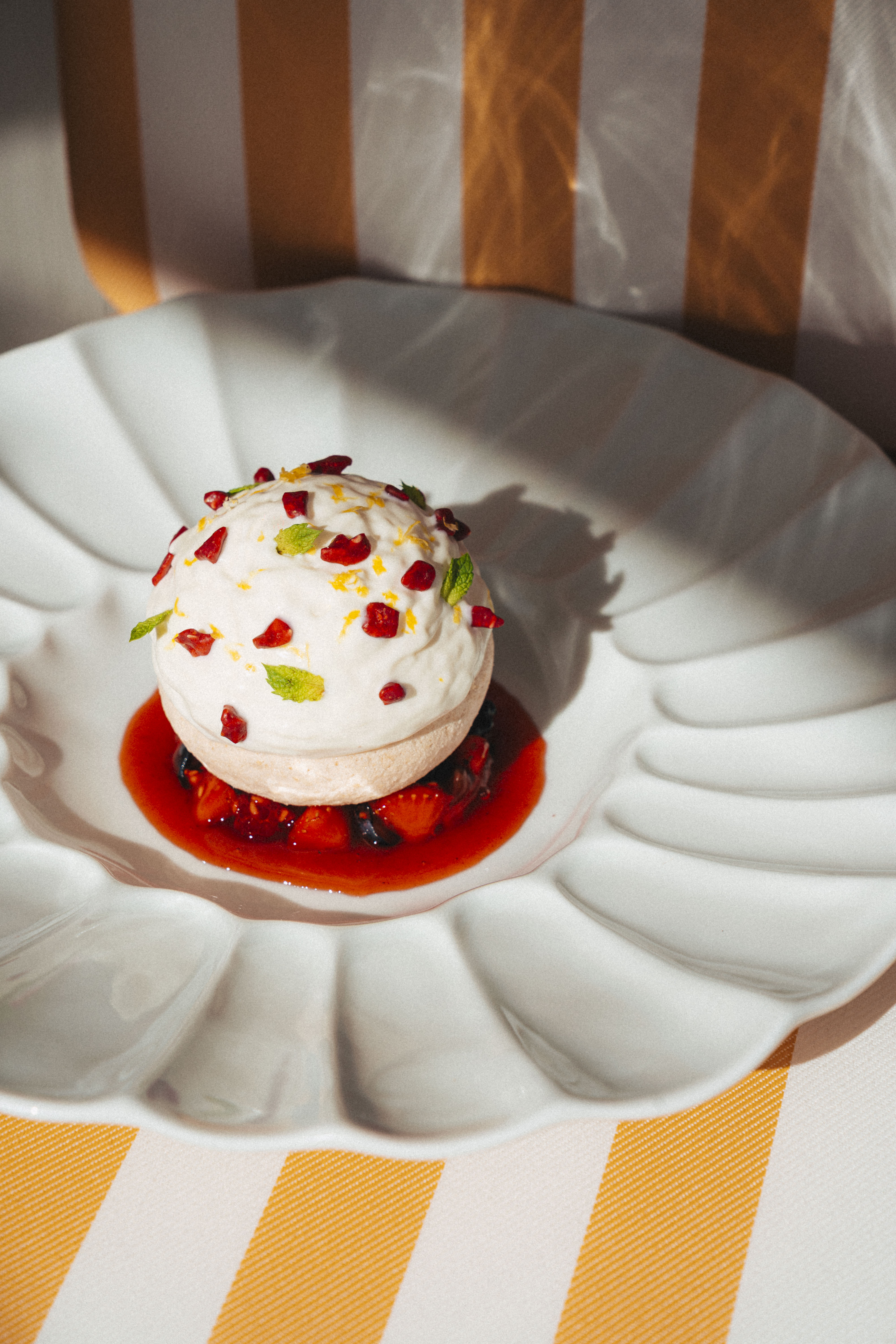 Présentation assiette La Petite Plage Biarritz