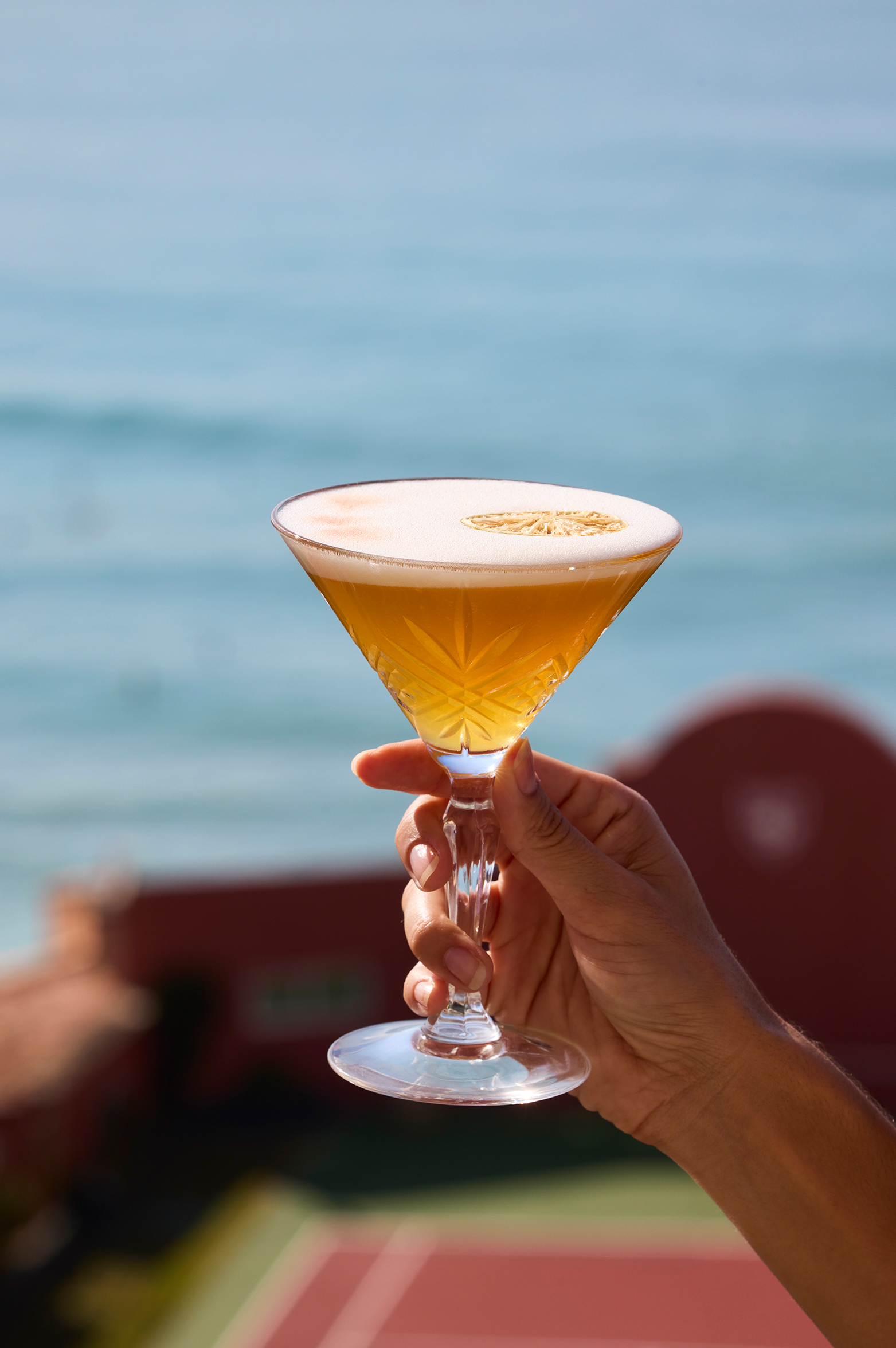 Cocktail vue océan La Petite Plage Biarritz