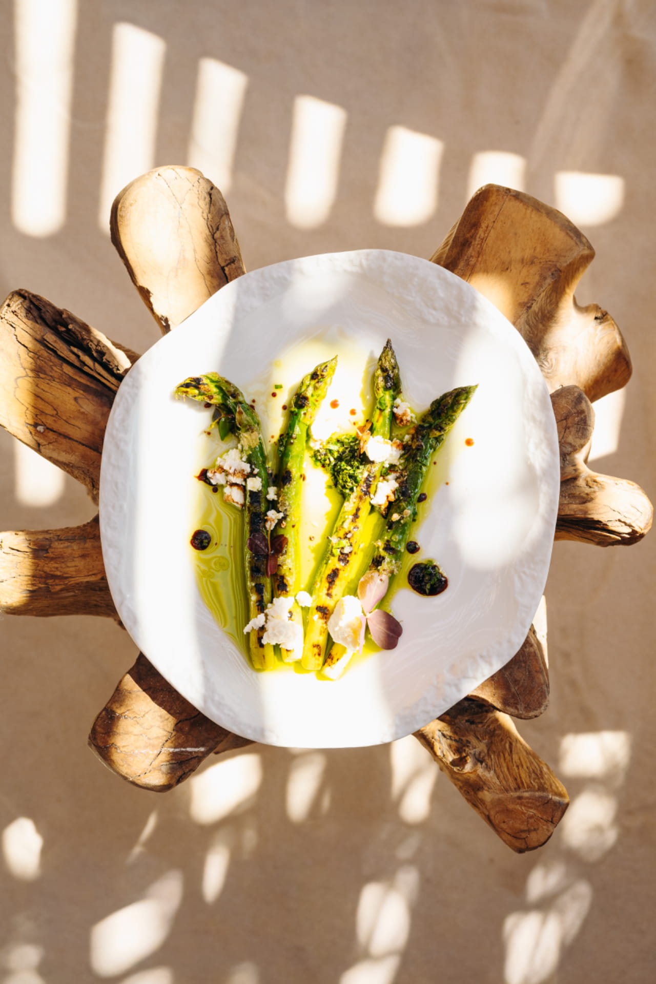 La Petite Plage St Tropez plate preparation