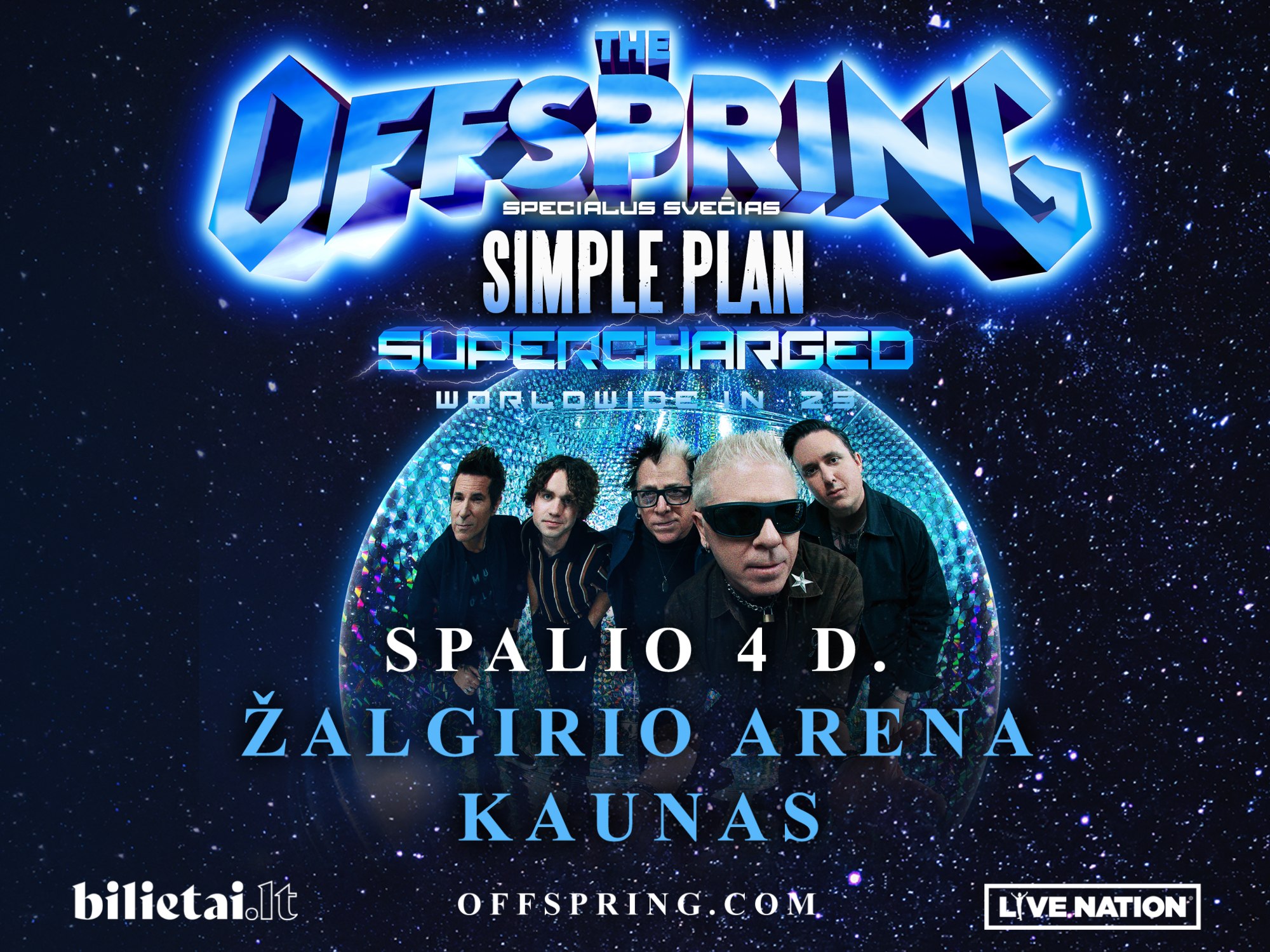 The Offspring – Supercharged Worldwide in '25