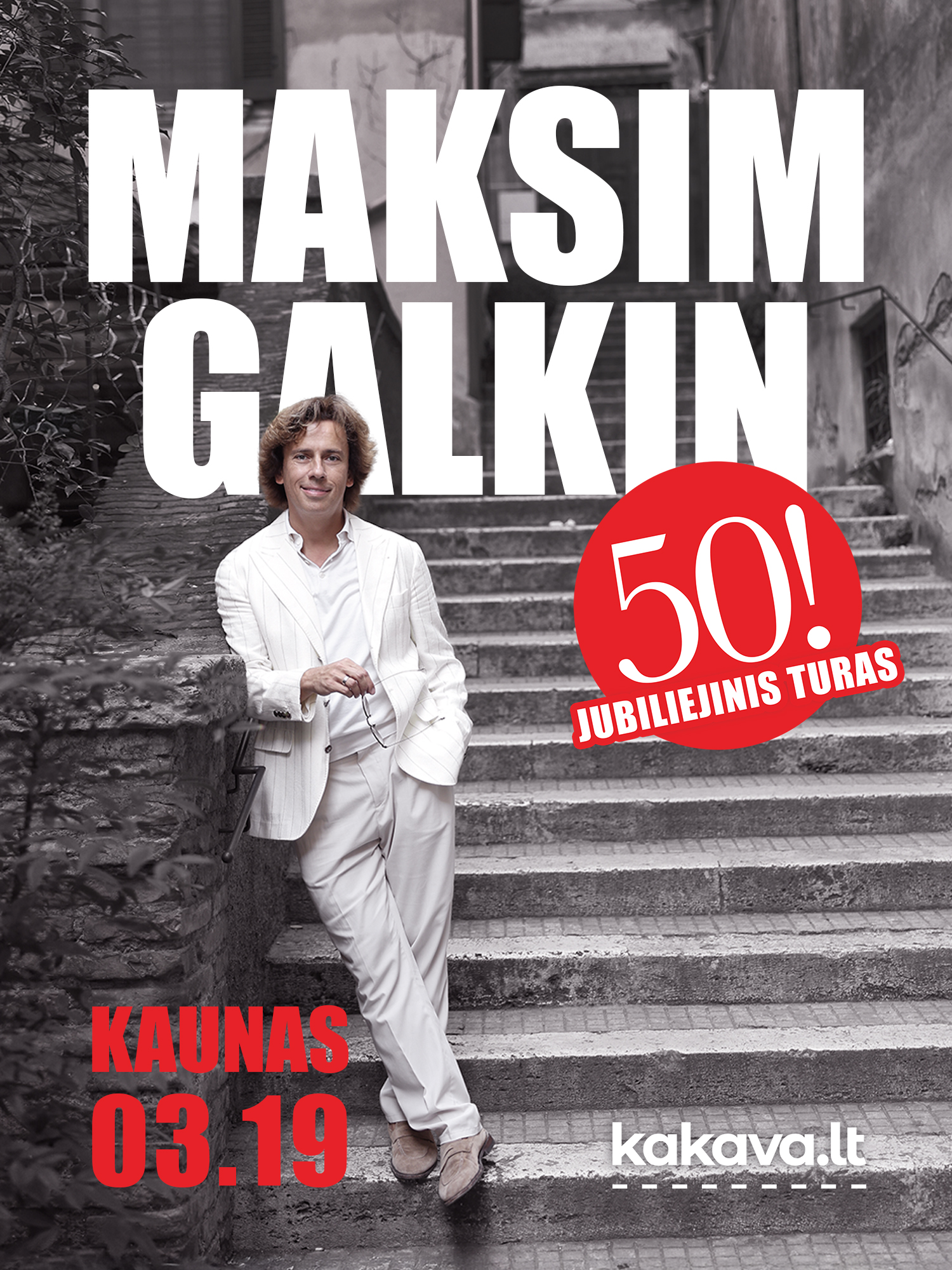 Maksimas Galkinas – jubiliejinis turas