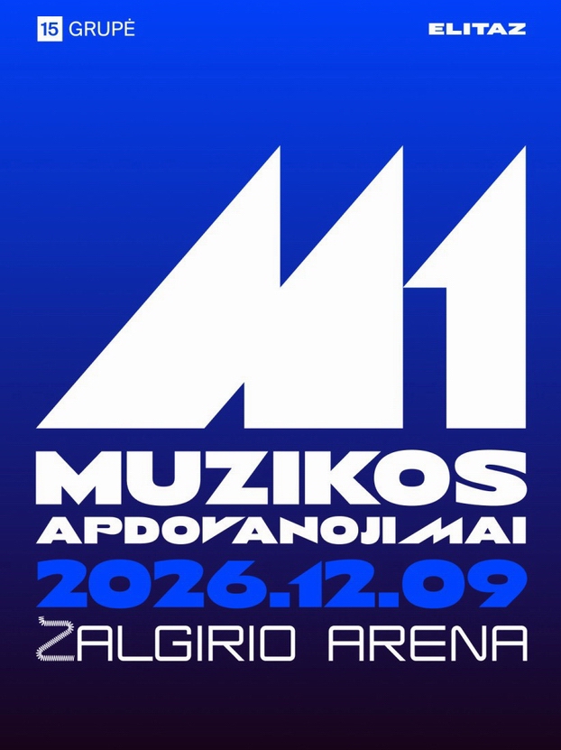 M1 Muzikos Apdovanojimai 2026