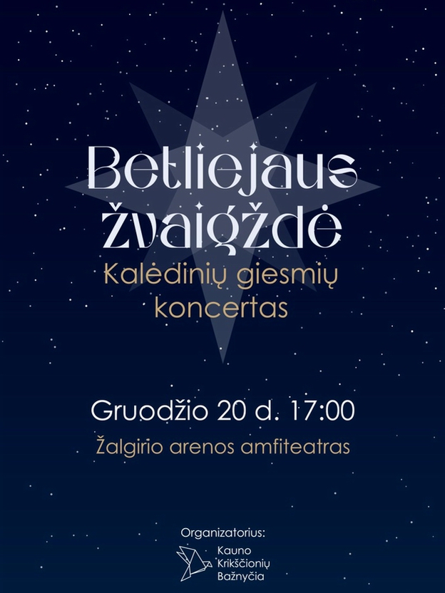 Kalėdinių giesmių koncertas „Betliejaus Žvaigždė“