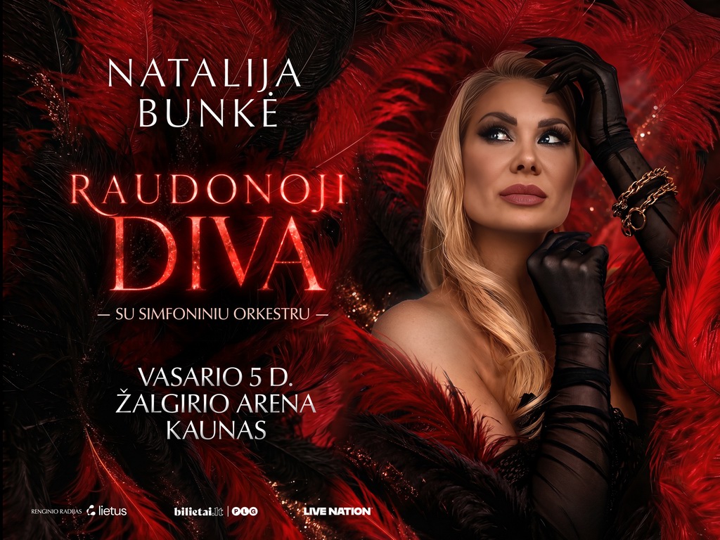 Natalija Bunkė didžiausioje šalies arenoje pasirodys su simfoniniu orkestru