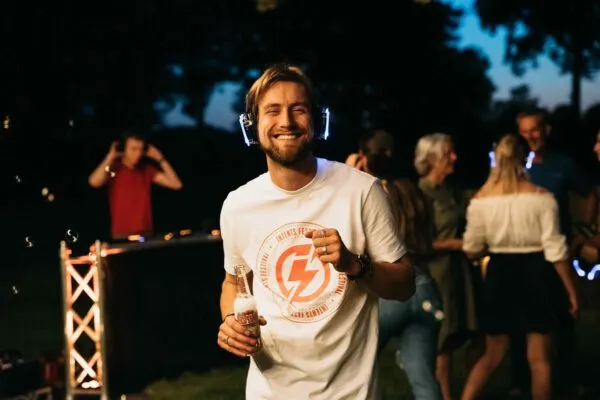 Silent disco koptelefoons van Party At My Place