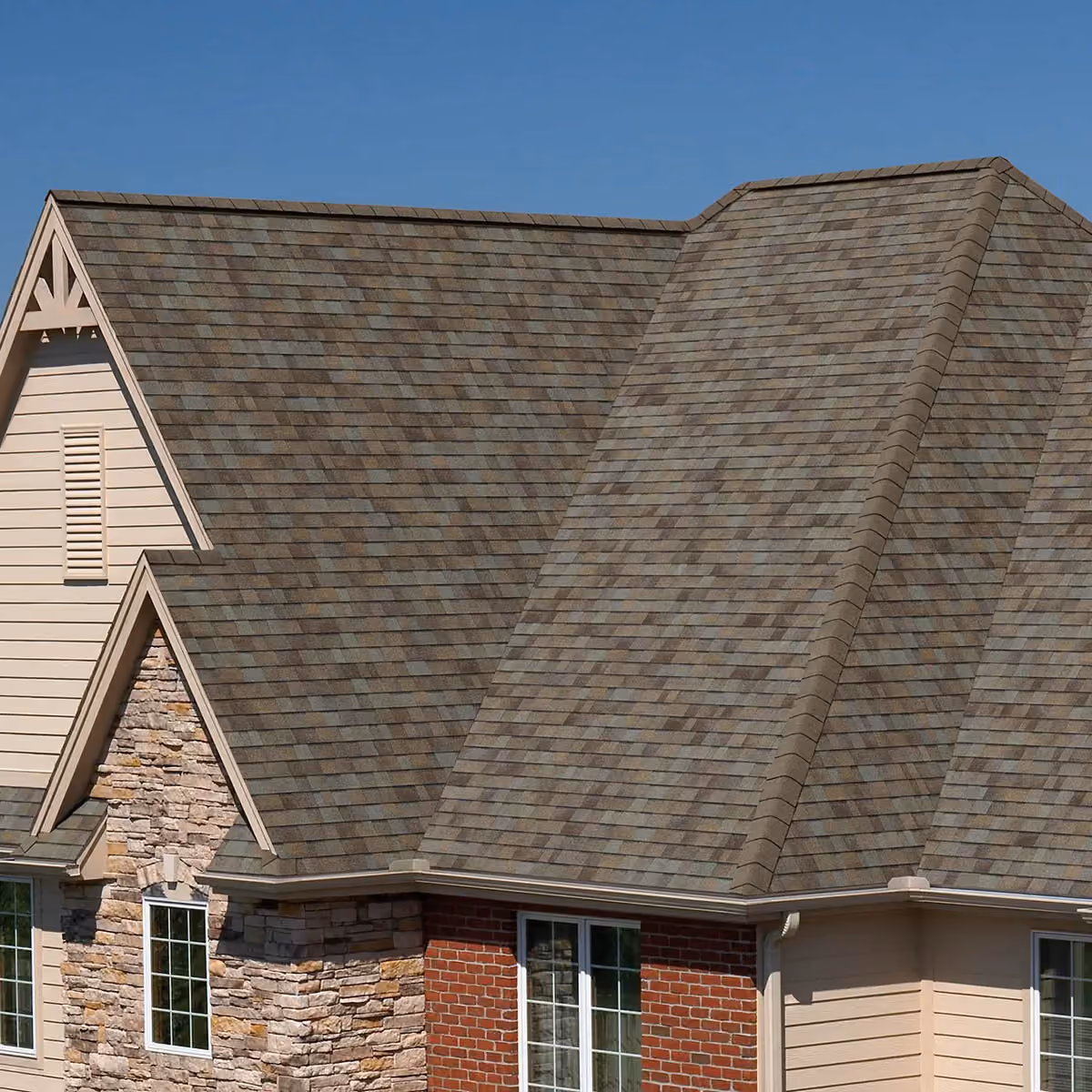 Residential asphalt shingle roofing installation
