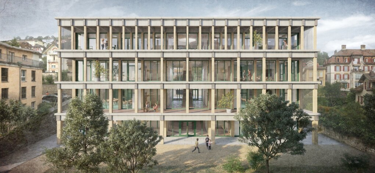 Rénovation du Collège des Parcs à Neuchâtel : un chantier exigeant