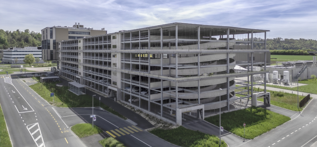 Traitement des surfaces pour l'étape 2 du parking d’Y-Parc à Yverdon