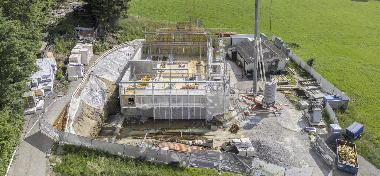 Projet Nialin : Gros œuvre terminé, second œuvre en cours