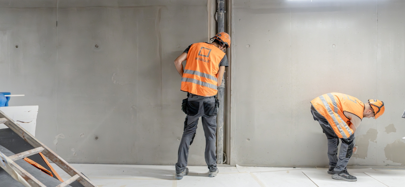 Grand IDA : Cosmétique et pigmentation du béton en cours