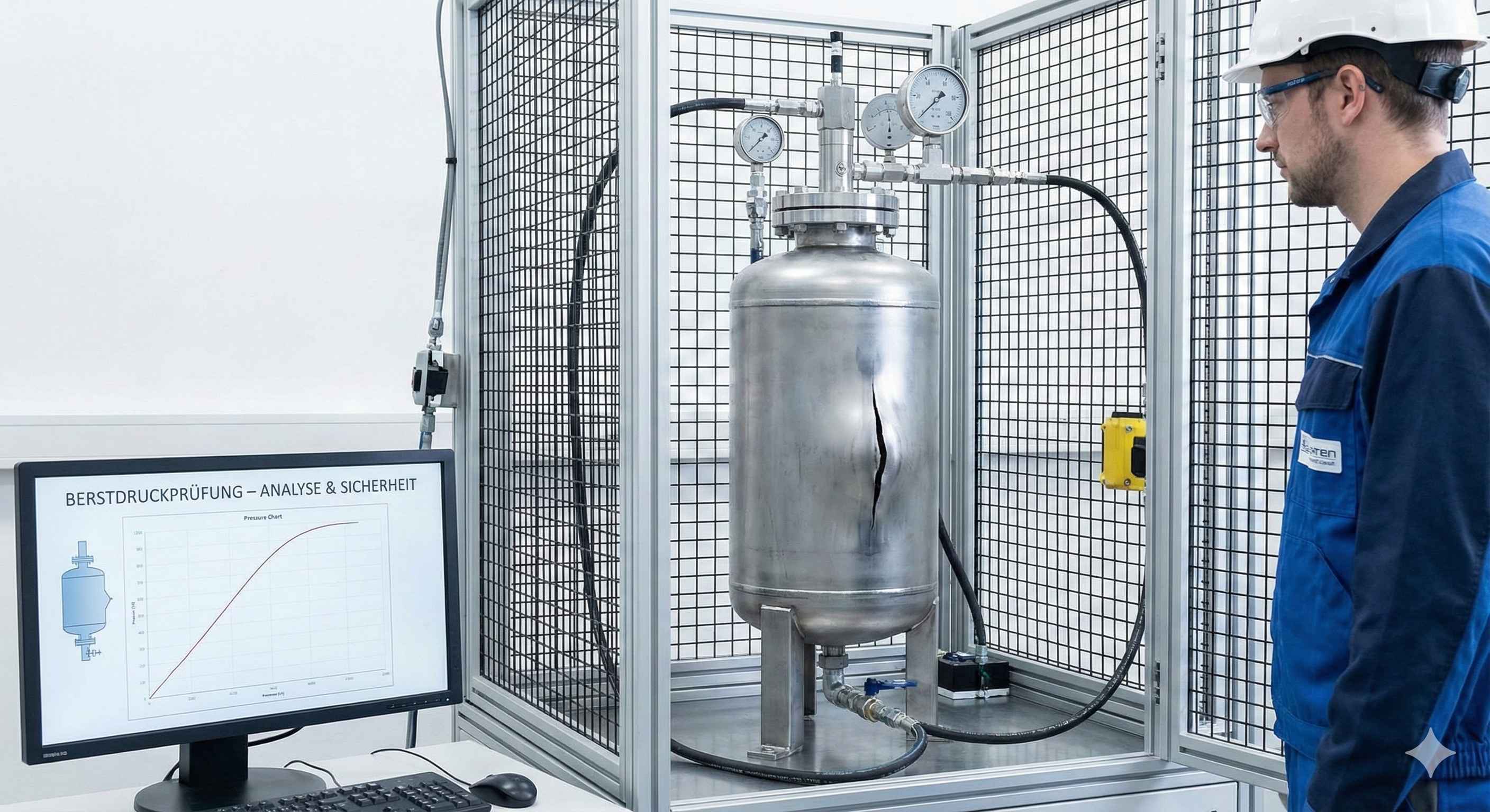 Berstdrucksimulation für Druckgeräte: Sicherheit frühzeitig simulieren.