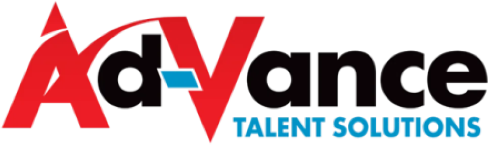 Ad-Vance Talent Solutions red and black logo