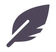 Feather icon representing light HR services