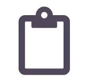 Clipboard icon representing HR documentation