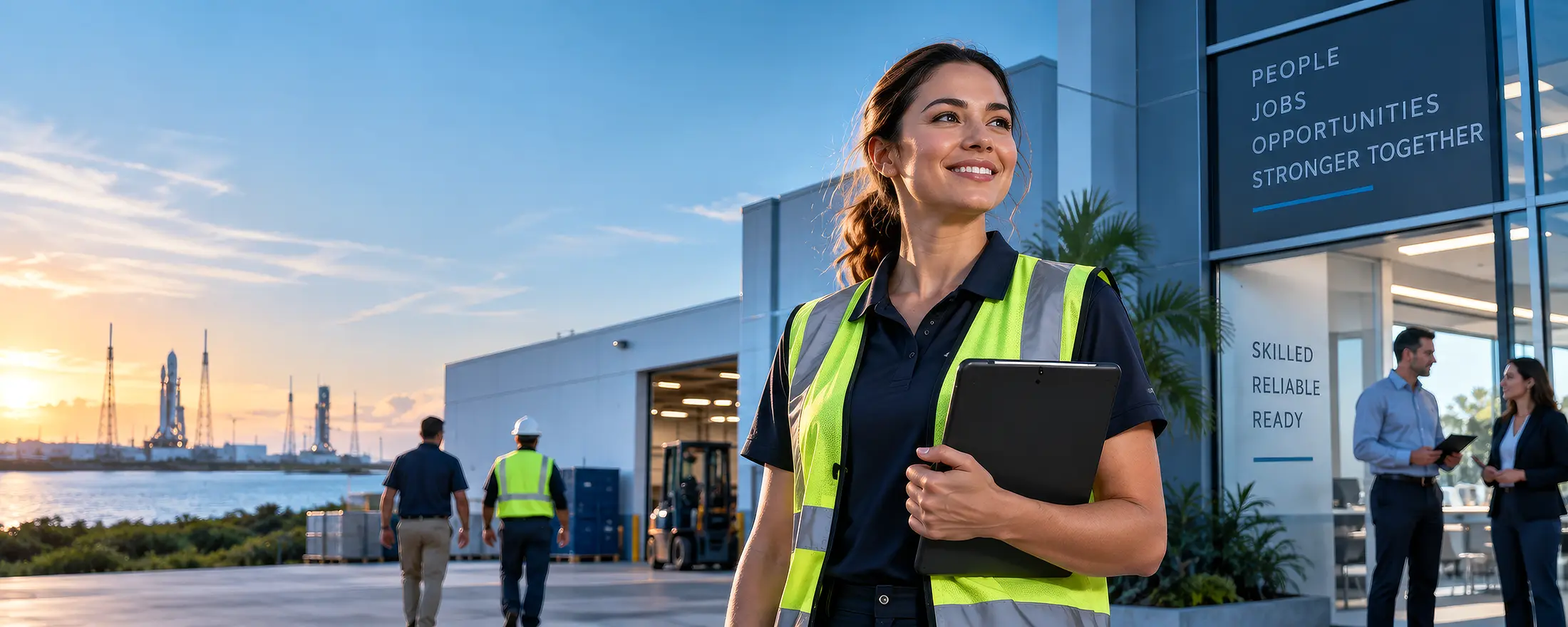 Warehouse associate placed by a Rockledge temp agency