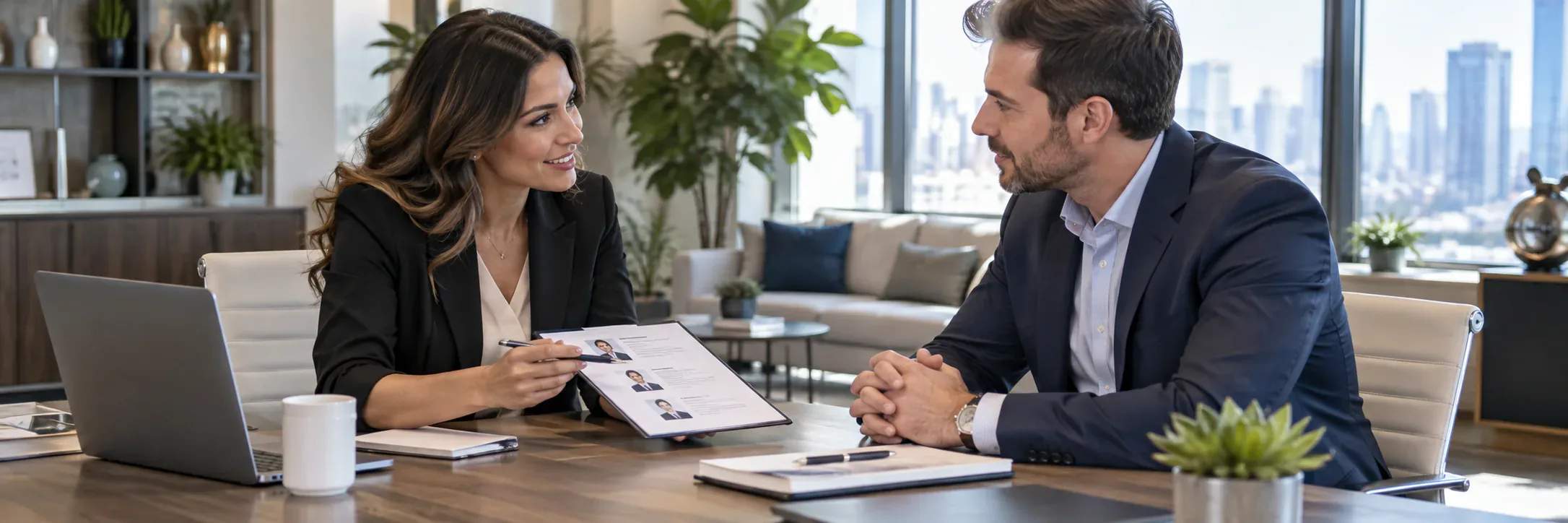 Ad-Vance tailored staffing consultation with a business owner, serving employers nationwide