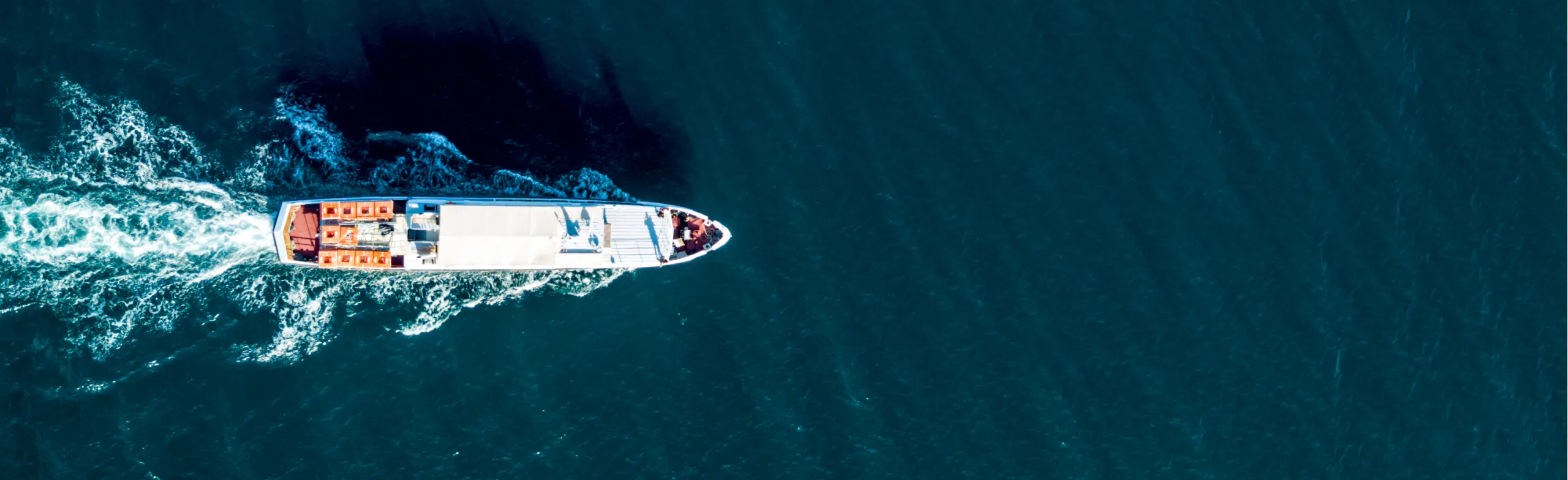 Large boat cruising the water