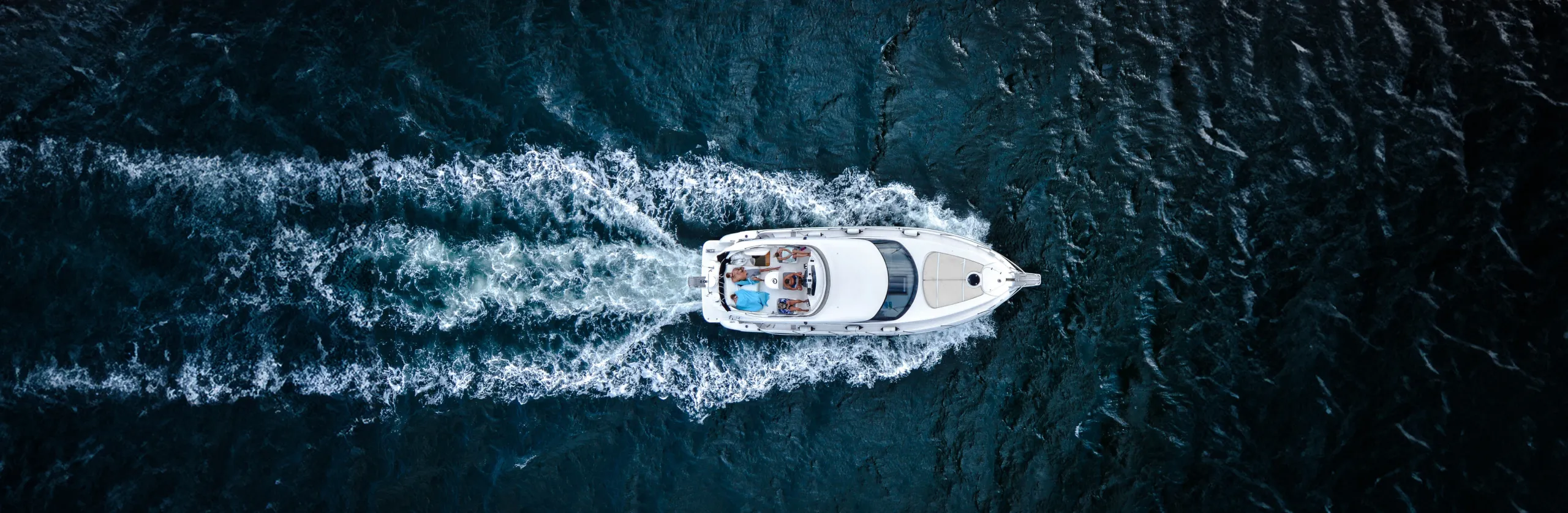 A small boat cruising in the water