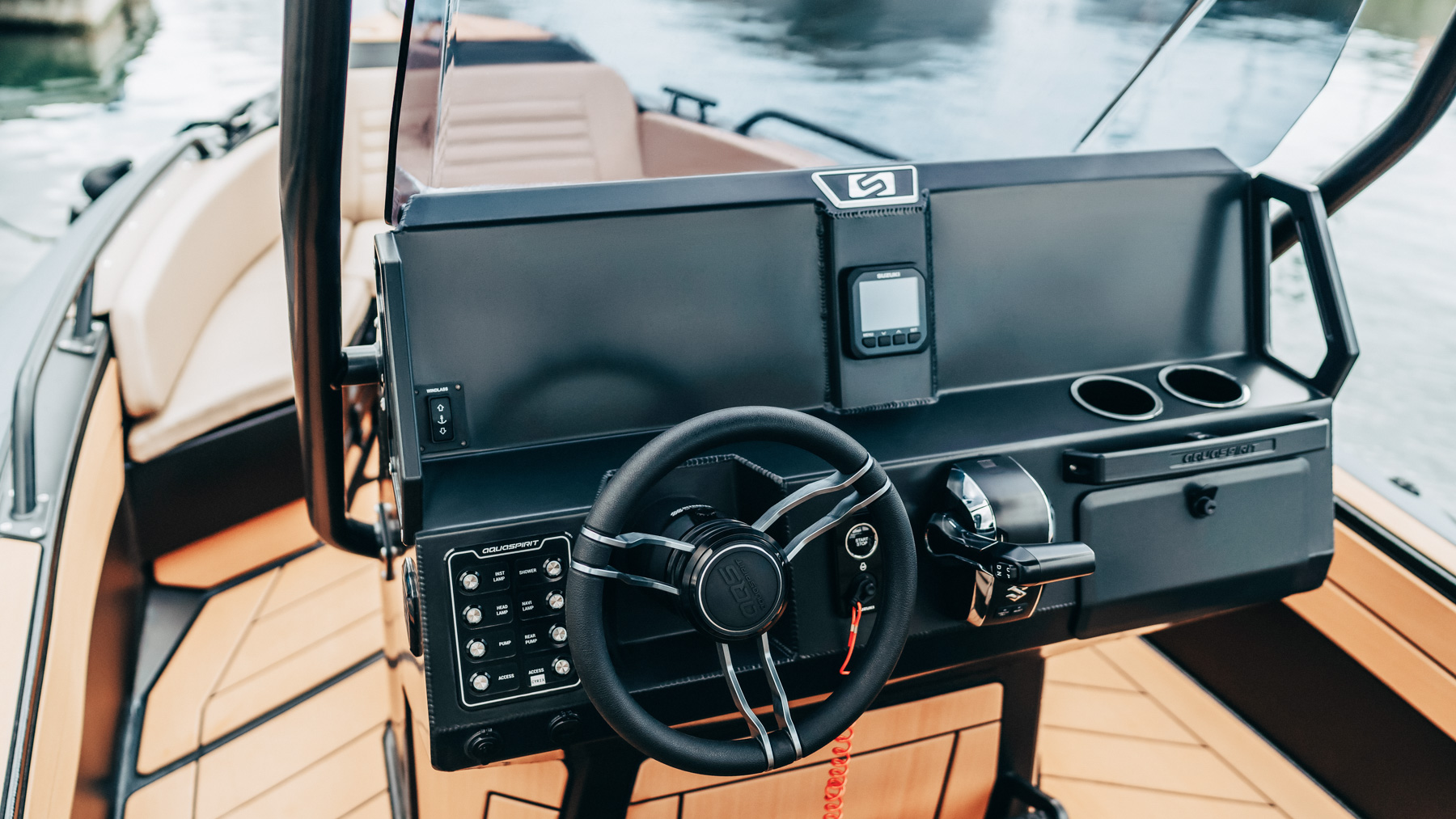 exterior of  s700 premium aluminium rib boat on California coast