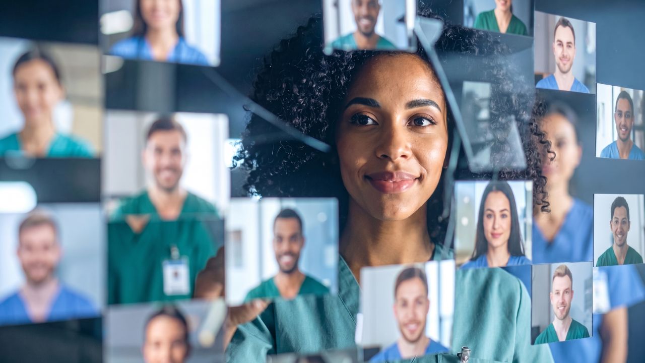 Connected healthcare professional network