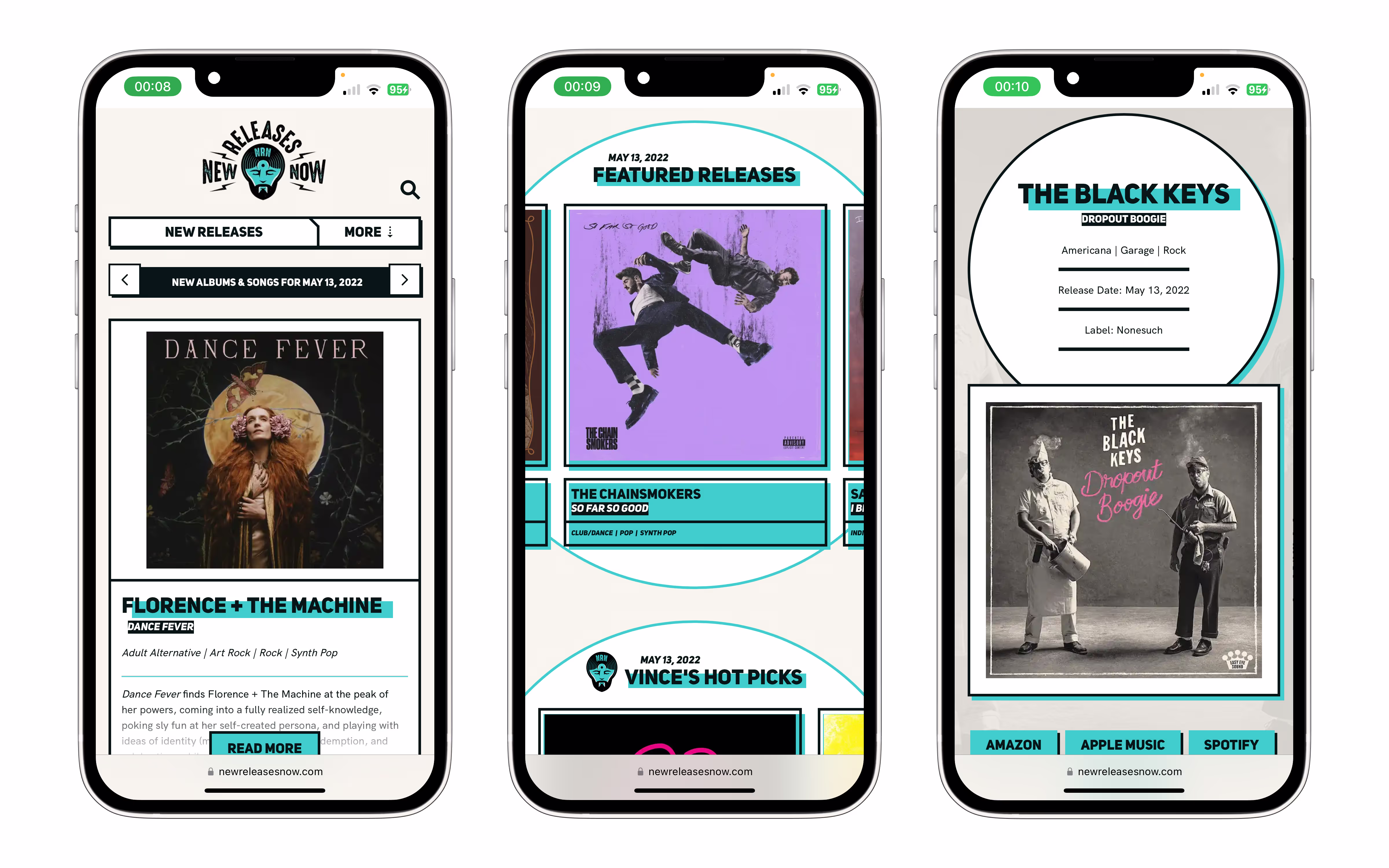 New Releases Now mobile screenshots