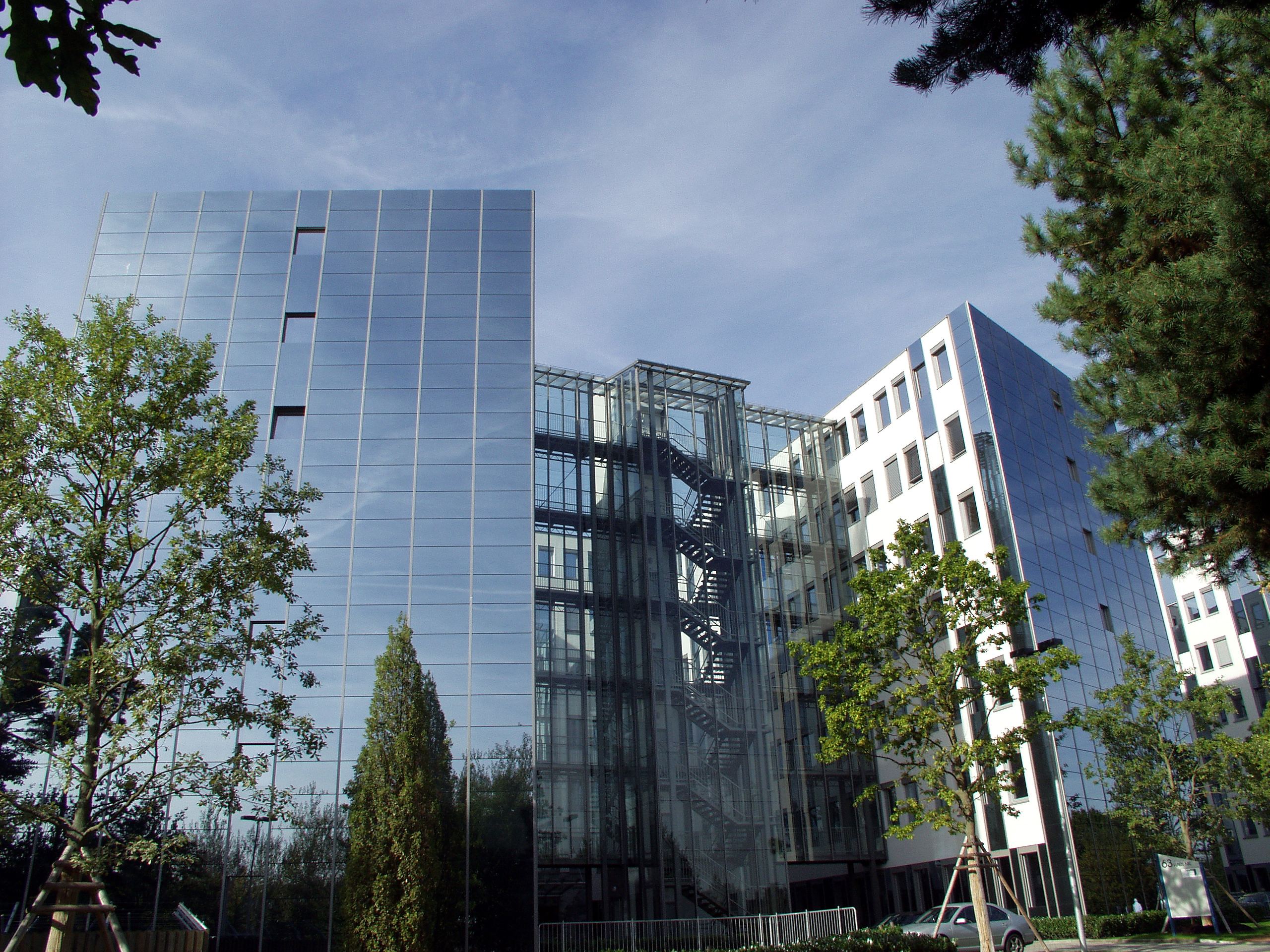Außenansicht des Südwestparks Nürnberg