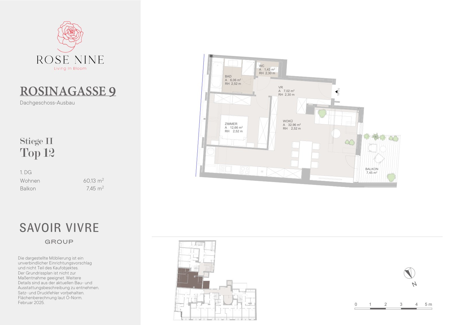 Grundriss ST 2 T 12 — Rose Nine, Rosinagasse 9, 1150 Wien
