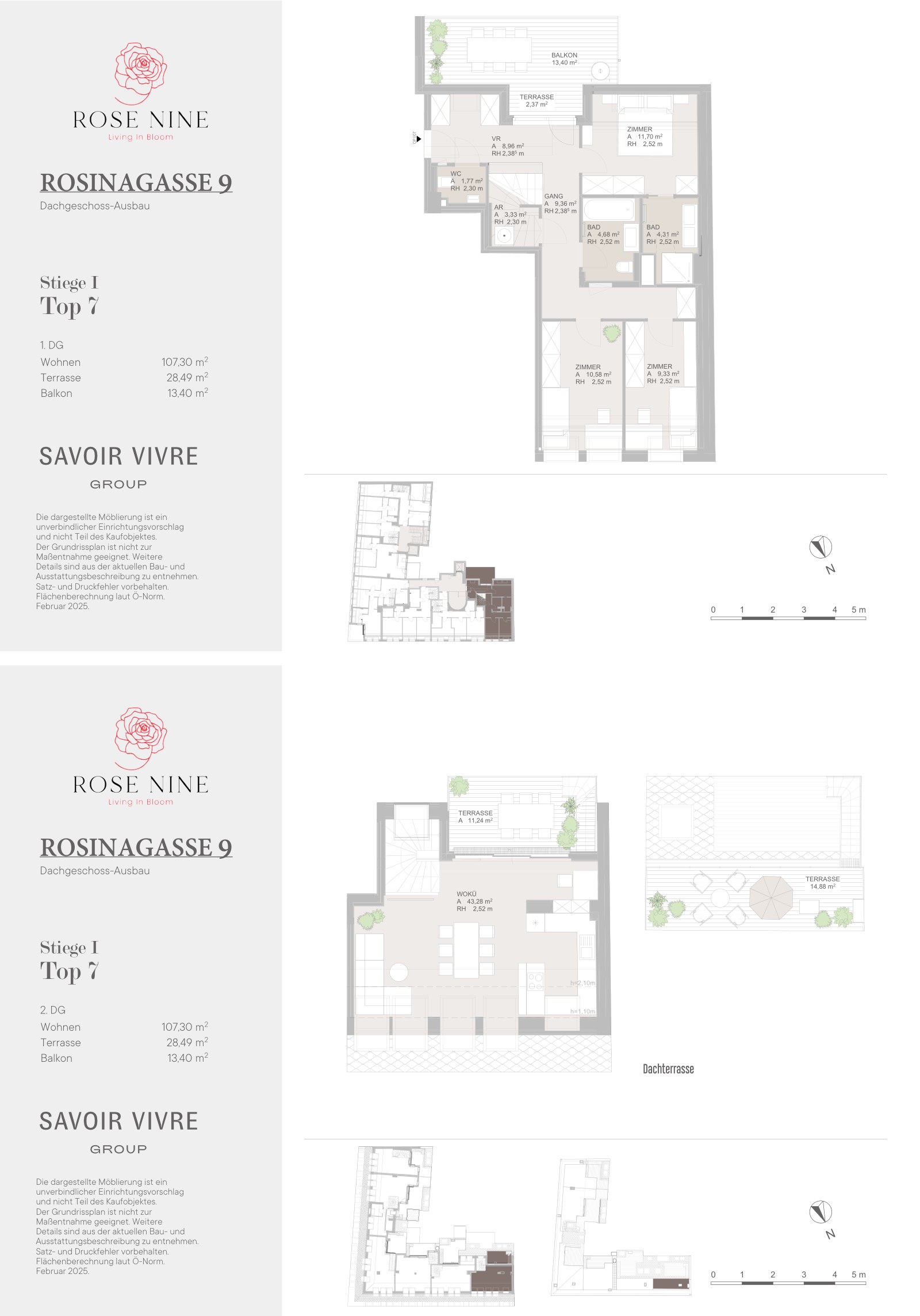 Grundriss ST 1 T 7 — Rose Nine, Rosinagasse 9, 1150 Wien