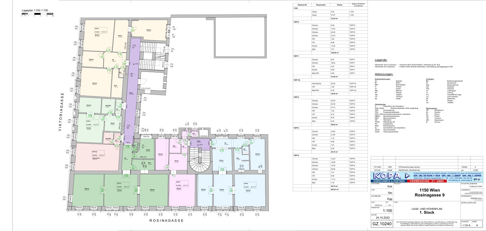 Grundriss ST 2 T 2 — Rose Nine, Rosinagasse 9, 1150 Wien
