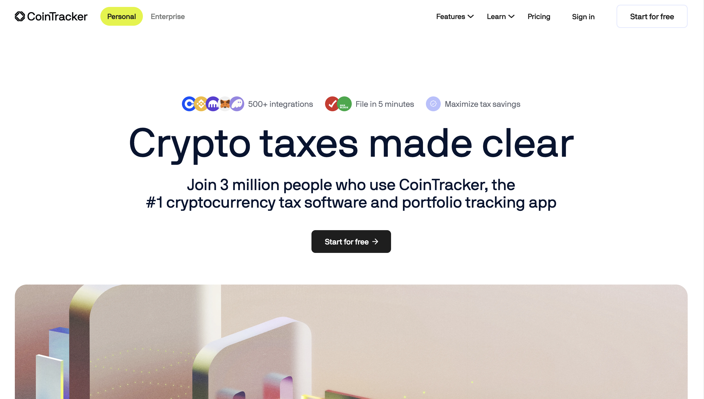 cointracker crypto tax homepage